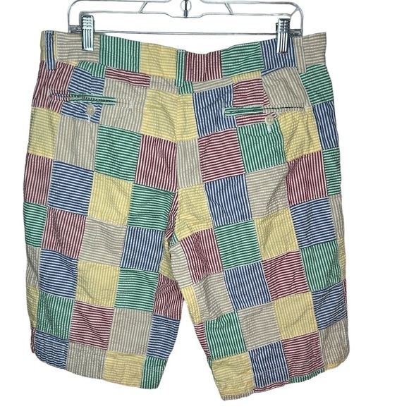 RALPH LAUREN SPORT in seer sucker patchwork fabric Size 14 Women’s - Picture 3 of 3